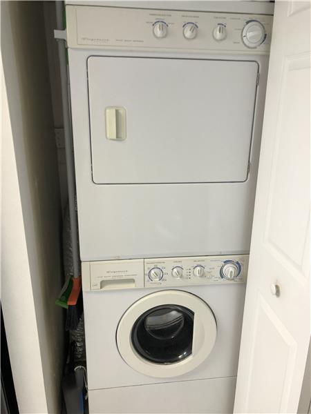 Inside Washer and Dryer