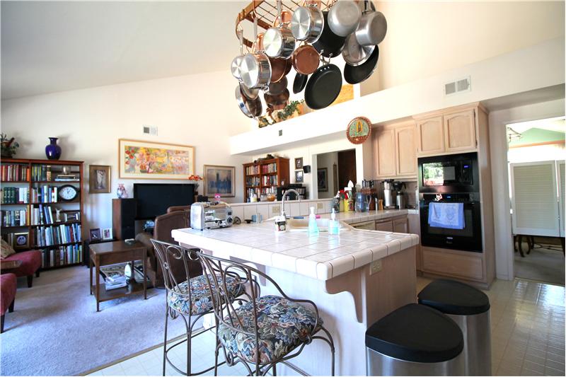 Large Kitchen Extends into the Great Room