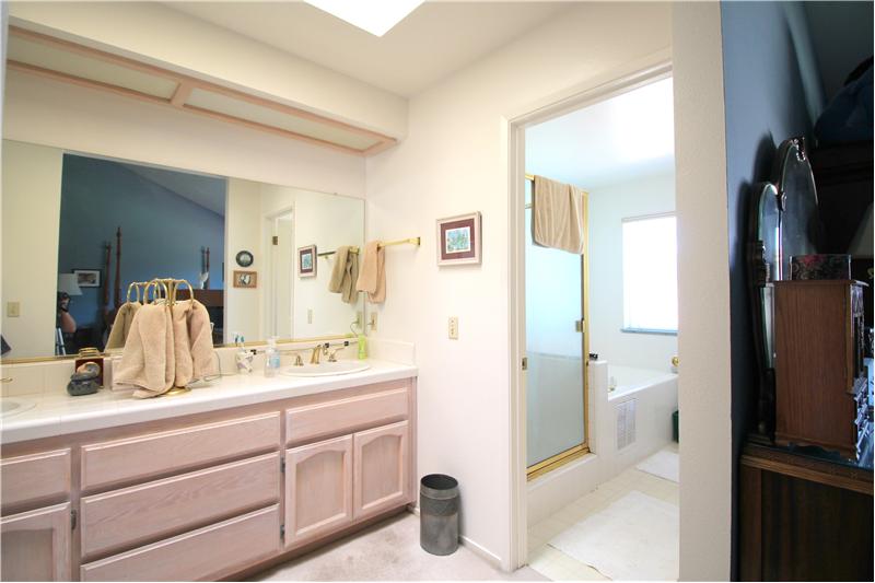 Master Bath with Dual Vanities, Garden Tub with Separate Shower