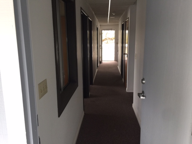 Hallway to individual offices