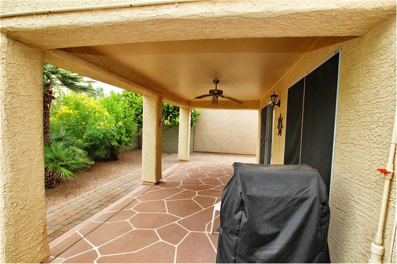 Covered patio