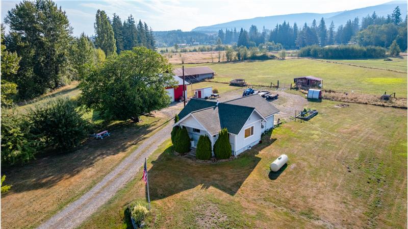 Country Craftman home on shy 5 acre parcel