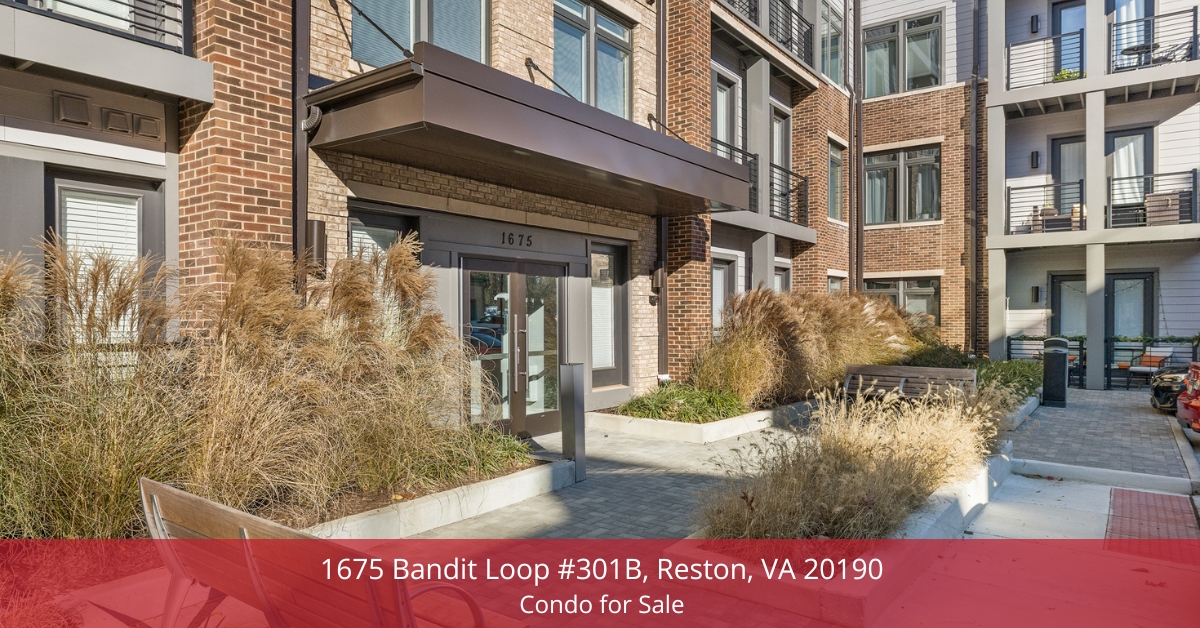 1675 Bandit Loop Unit 301B, Reston, VA 20190 MLS VAFX2155560 By