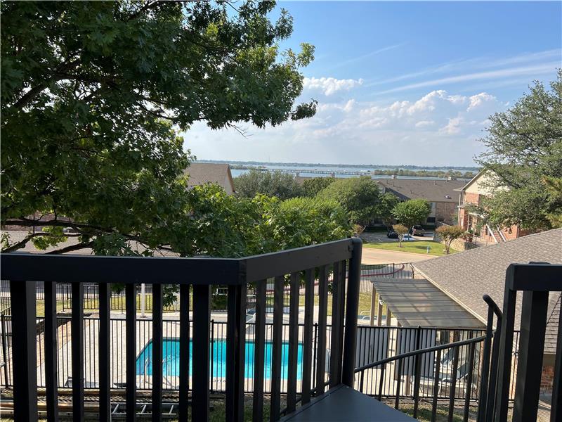 Views of the Pool from the Balcony