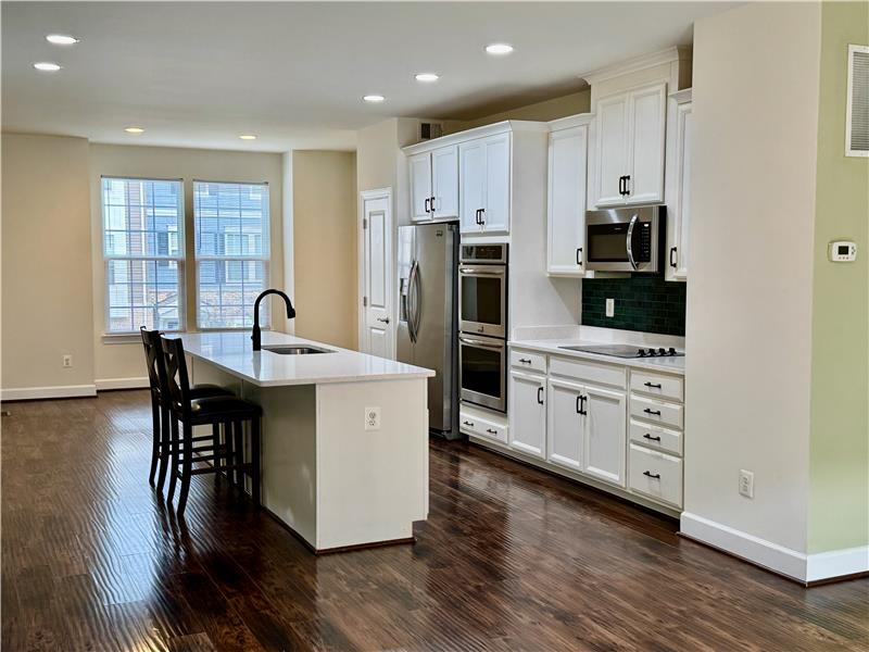 Kitchen and eat-in area