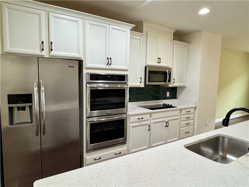 All stainless steel appliances