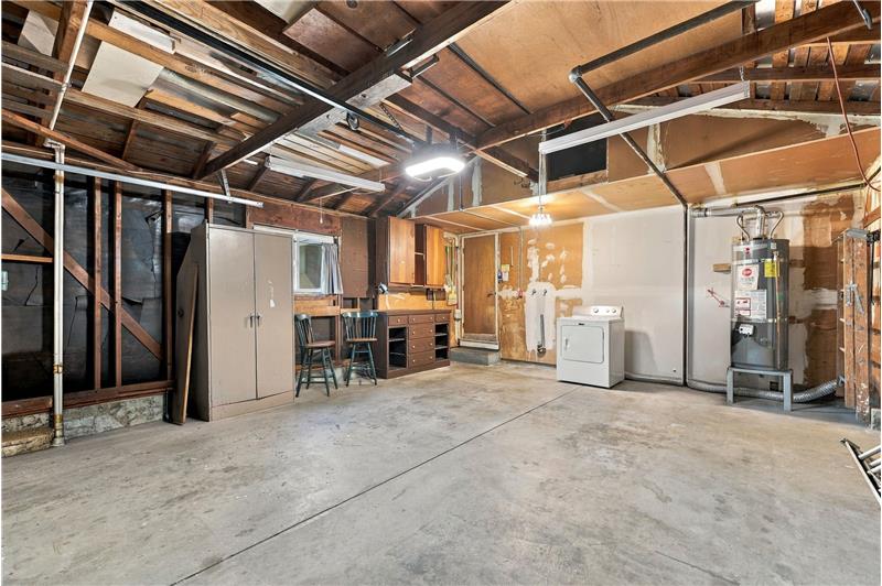 TWO CAR GARAGE WITH WASHER-DRYER HOOKUPS FOR LAUNDRY!!