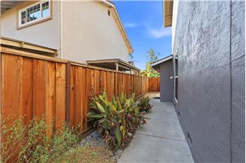 NEWER SIDE YARD FENCING!!