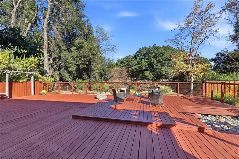 SPACIOUS DECK, GREAT FOR ENTERTAINING!!