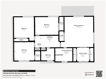 FOUR BEDROOMS & TWO FULL BATHS UPSTAIRS!! ONE BEDROOM & BATH DOWNSTAIRS!!