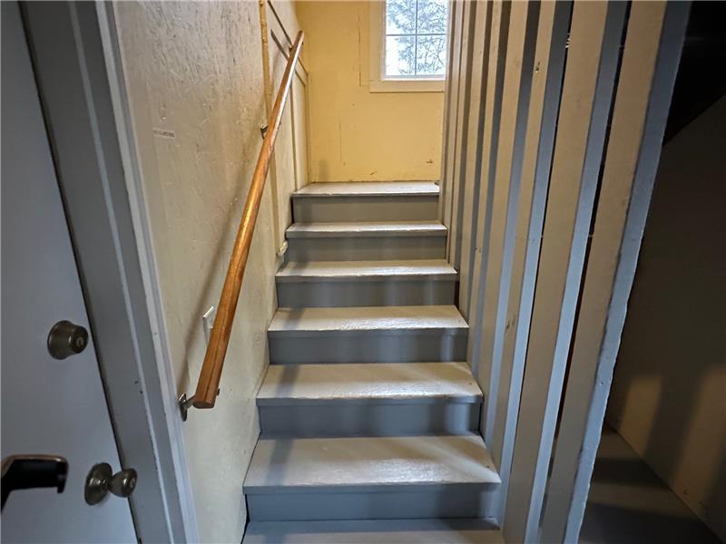 Stairs to lower level