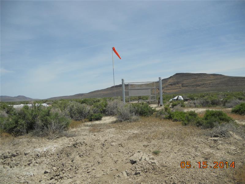 sign and wind sock