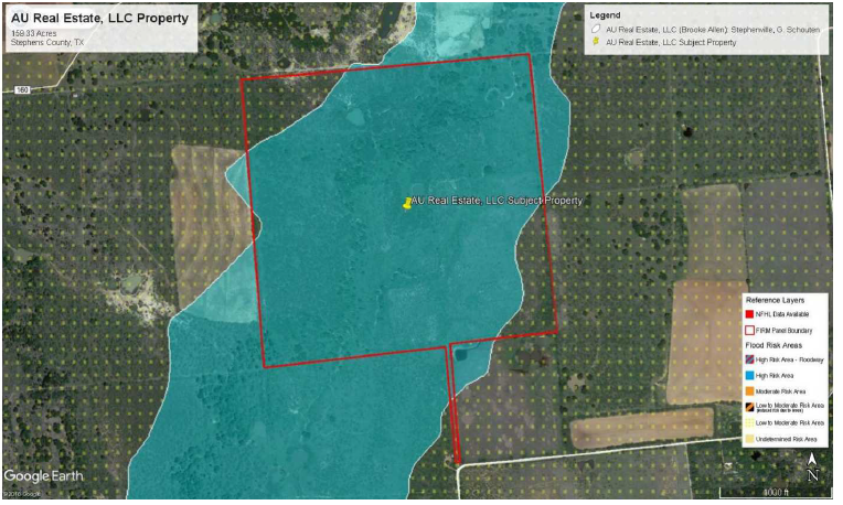 Some of the property is in flood plain