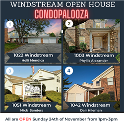 Windstream Drive Open House Event Nov. 24th from 1-3!, St. Peters, MO